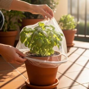 バジルをベランダの虫から守る具体的対策