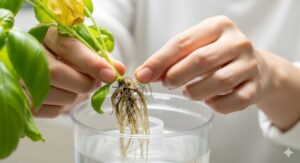 バジル 葉がしおれる、 枯れるときの対策