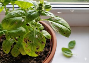 バジルの室内での育て方と虫の悩み