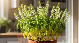 バジル　花が咲くと葉は食べれないの？