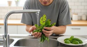 コバエがいるバジルの虫食いは食べられる？