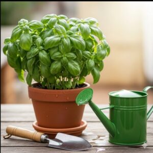 バジルの色が薄い状態から復活させるには